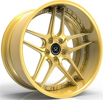 Pelek Tempa 2-PC Kustom 18 Inci 5x114.3 Untuk Shelby Cobra 1967