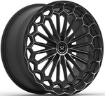 Replika BMW M740i 2018 1 Buah Roda Tempa Mesin Hitam 22x9.0 Dan 22x10