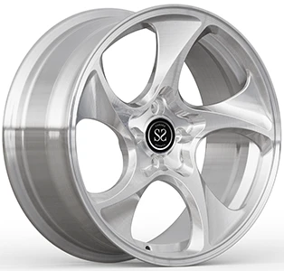 Toyota Kluger IV (XU70) Pelek Forged 1-PC Custom Silver Brushed 18 Inci