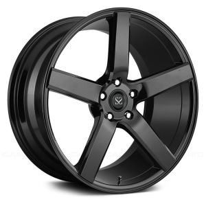 Desain Baru 5 Jari-jari Lukisan Hitam Monoblock Forged A6061 T6 Roda Mobil Mewah Rims Barrels Jante