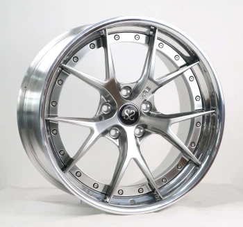 2-piece 19x9.5 Forged Wheel Untuk BMW Seri 3 Barrel Dipoles