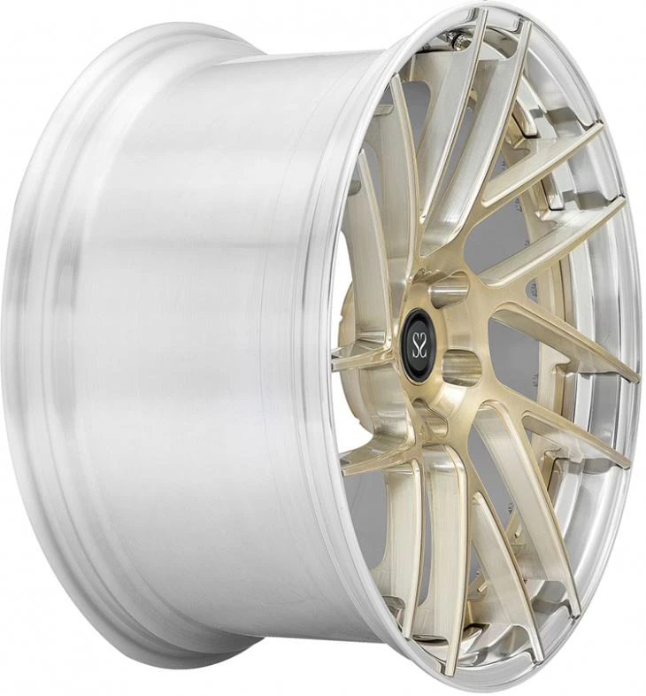 Untuk McLaren 650s 22 Inch Rims Bronze Brush Kustom 1 Buah Roda Ditempa 22