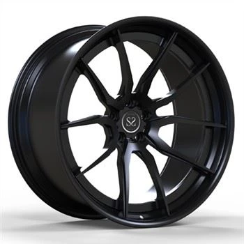 21 Inch Satin Black Deep Concave Rims Untuk Audi Rs6 2-piece Forged Aluminium Wheel Blanks