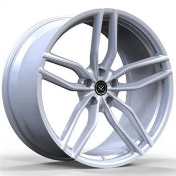 Deep Concave 1 Piece Forged Rims Monoblock 21 Inch Silver Aluminium Alloy 488 GTB Roda Mobil
