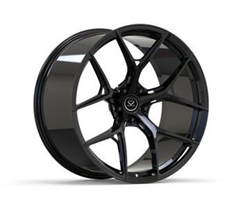 Gloss Black Painted 21 Inch Performance Tuning Monoblock Forged Rims Untuk 488 Roda Mobil