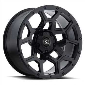 SSBR1012 Kustom 20 22 24 Inch 6 X 139.7 5 X 150 5 X 127 Cekung Satin Hitam 4 X 4 Velg Untuk SUV Dan Pickup