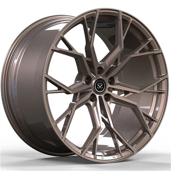 20X9 6061-Pelek Paduan Aluminium T6 Perunggu Kustom 5X112 Pola Baut Untuk Aud...