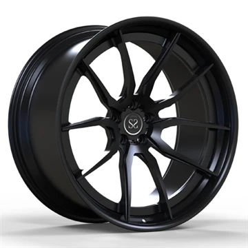 2 Buah Roda Tempa Disc Spoke Barrel Lip Satin Matte Black Untuk Audi RS6 20Pe...