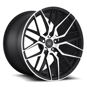 Audi S 3 19x8.5 5x112 ET 46 Matt Black Pelek Paduan Muka Tempa Mesin Hitam