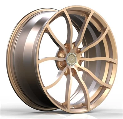 Roda Tempa Paduan Aluminium Kustom Champagne Gold Untuk Pelek BMW 520d F10