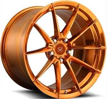 Tesla Model YX 19X9 Dan 19X12 Velg Monoblok Tempa Perunggu Kustom Golss